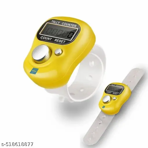 Mini Hand Tally Counter Finger Ring Digital Electronic Head Count, Jaap Counter Counting Machine for Mantra Jap and Cricket Umpire
